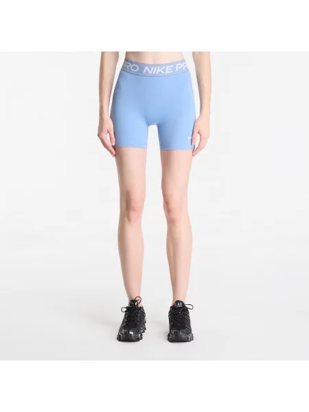 Pantaloni scurți Nike Pro 5" Mid-Rise Shorts Work Blue/ White XS alb