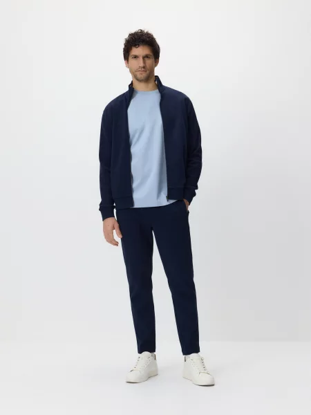 Трикотажные брюки Reserved синие