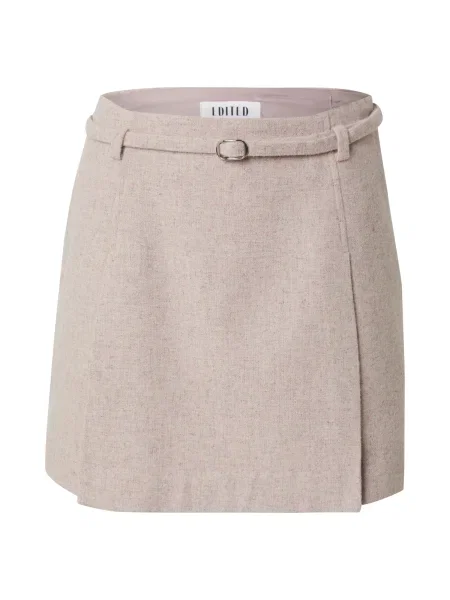 EDITED Fustă Lexa taupe / roz gri
