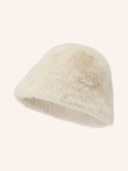 Mrs & Hugs Klobouček Typu Bucket Hat Mimi Z Umělé Kožešiny světle hnědá