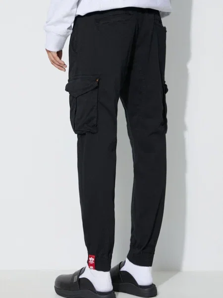 ALPHA INDUSTRIES Cargo nadrágok fekete