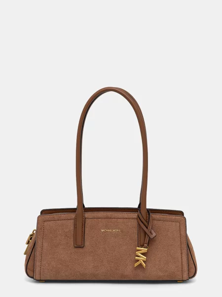 Michael Kors Geantă pe umăr Laila | piele întoarsă maro