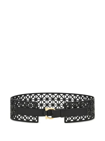 Cu centură curea Ferragamo negru