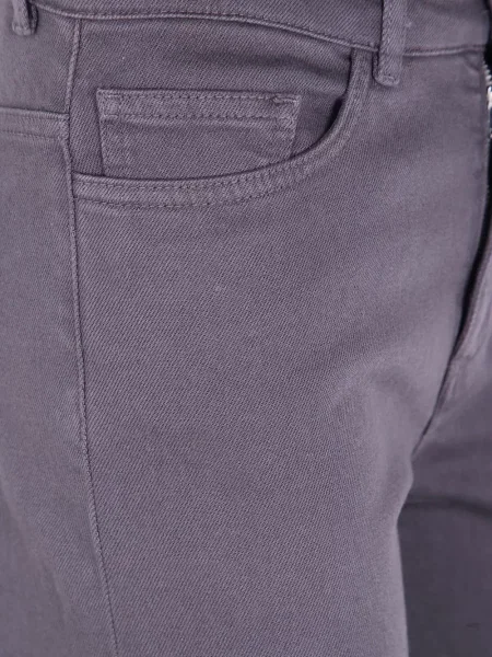 Blugi drepți Seventy cu 5 buzunare maro
