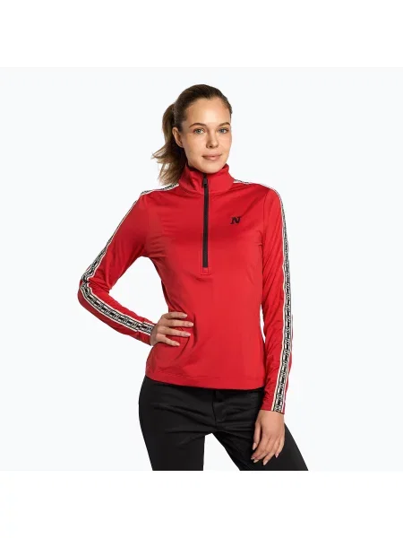 Mikina Nikkie Uriel Ski Pully kiss červená