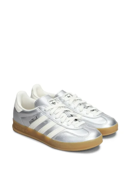 Sneakerși Adidas Gazelle argintiu