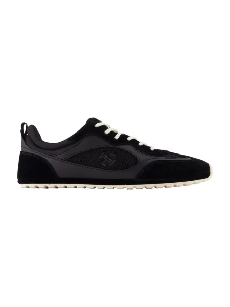 Sneakersy Tory Burch skórzane czarne