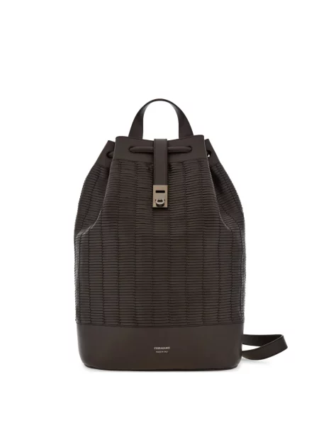 Rucsac Ferragamo maro