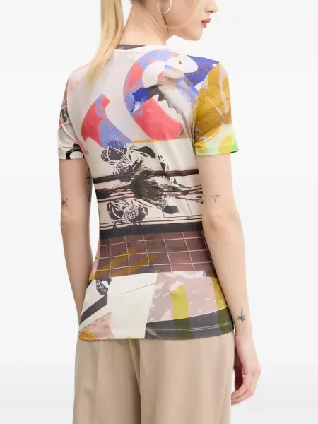 Tricou Desigual cu imagine