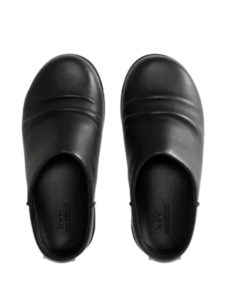 Saboți Ugg din piele negru