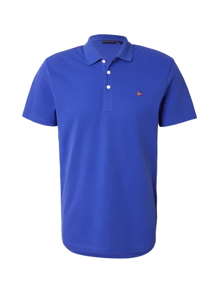 NAPAPIJRI Tricou EALIS bleumarin / albastru regal / roșu cireș alb
