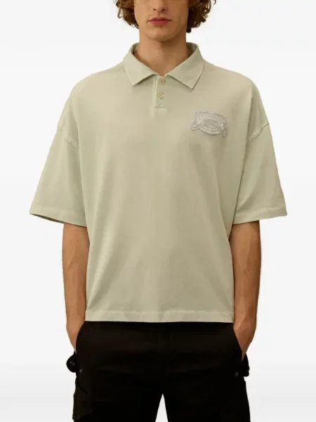 Polo C.p. Company cu broderie verde