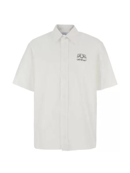 Cămașă Off-white din poplin alb