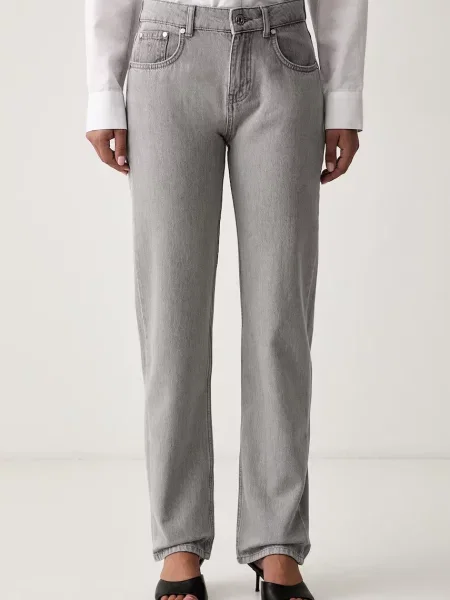 Trussardi blugi straight pentru femei gri
