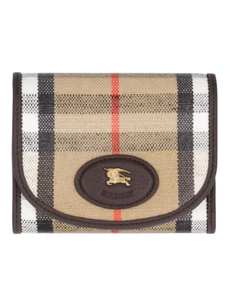 Portfel Burberry płócienny beżowy