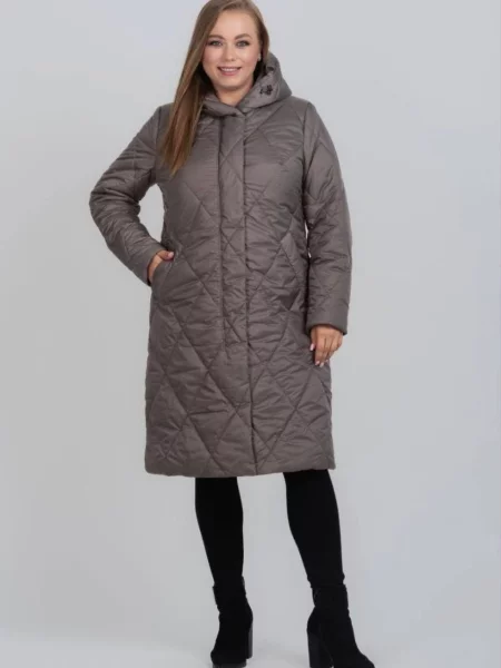 Пальто з утеплювачем UVENTUM мокко
