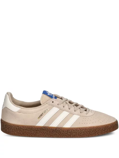 Sneakersy Adidas Spezial prążkowane na platformie czarne