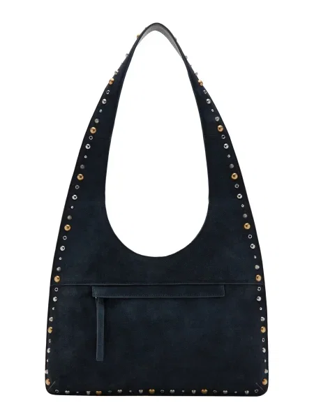 MANGO Geantă de umăr INDIRA bleumarin