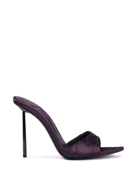 Sandale Le Silla din satin violet