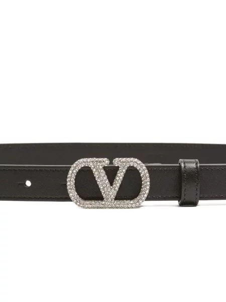 Curea Valentino Garavani de cristal negru