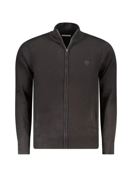 Cardigan North Sails cu autograf maro