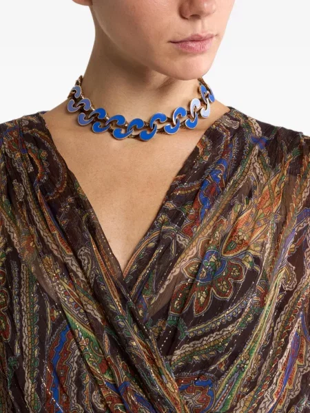 Colier Etro cu model paisley