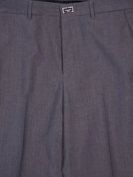 Plisované kalhoty Givenchy šedé