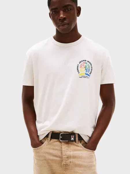 Футболка Tommy Jeans біла