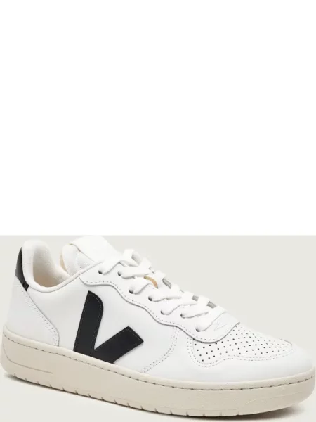 Sneakerși Veja V-10 din piele alb