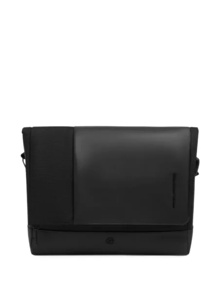 Geantă pentru laptop Piquadro cu autograf negru