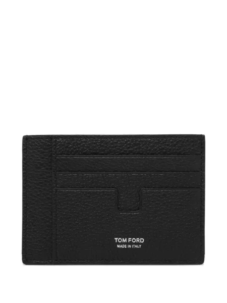 Portofel Tom Ford din piele cu imagine negru