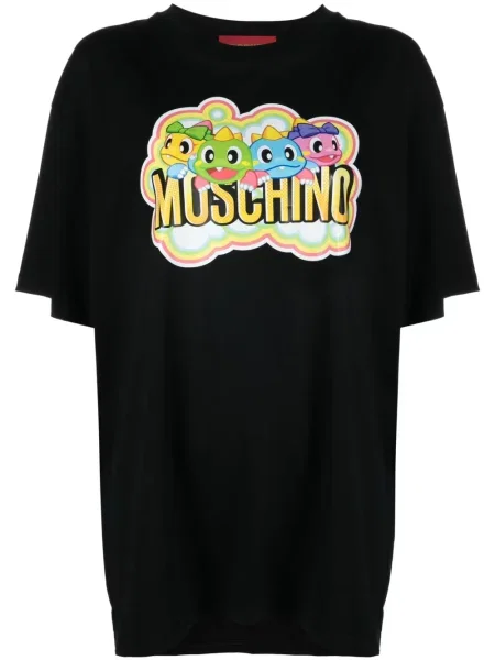Tricou Moschino cu imagine negru