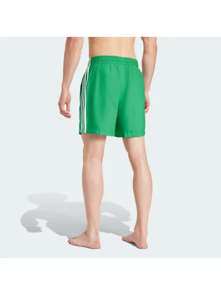 Kąpielówki Adidas w paski zielone