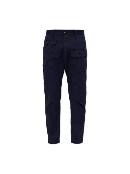 Spodnie cargo Dsquared2 niebieskie