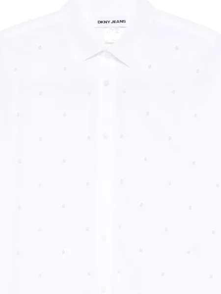 Cămașă Dkny cu perle alb