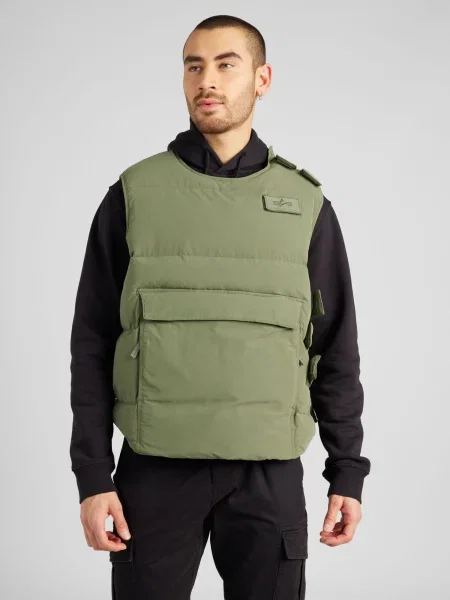 ALPHA INDUSTRIES Vestă Protector deschis verde