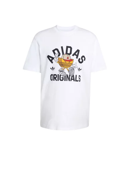 ADIDAS ORIGINALS Tričko Trefoil Series žlutá / černá bílá