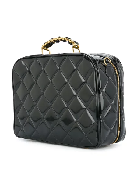 Prošívaná kabelka Chanel Pre-owned černá