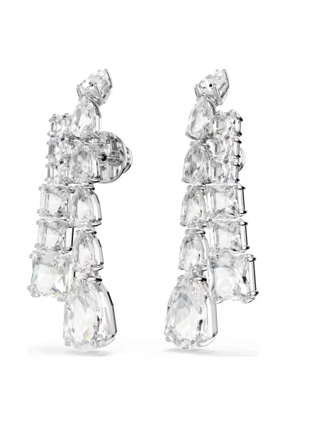 Kolczyki Swarovski białe
