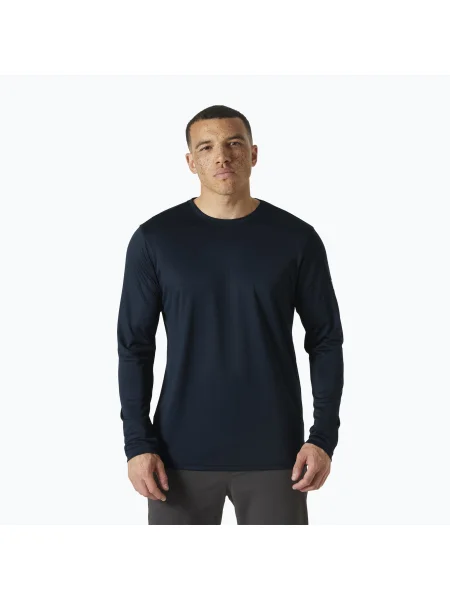 Tricou mânecă lungă Helly Hansen albastru închis
