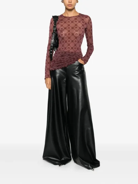 Rochie maxi Marine Serre lungă de costum mini violet