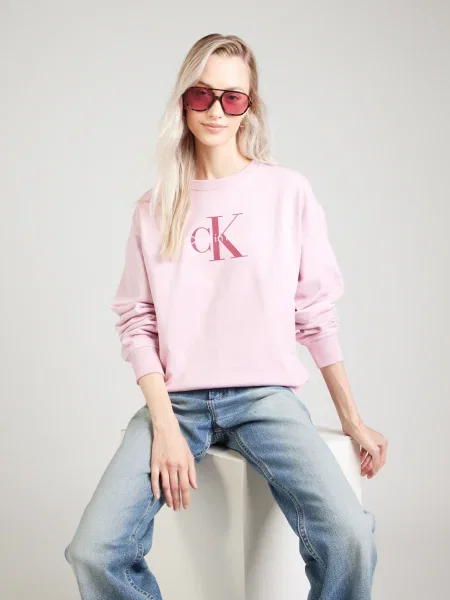 Calvin Klein Jeans Hanorac | Relaxed fit alb
