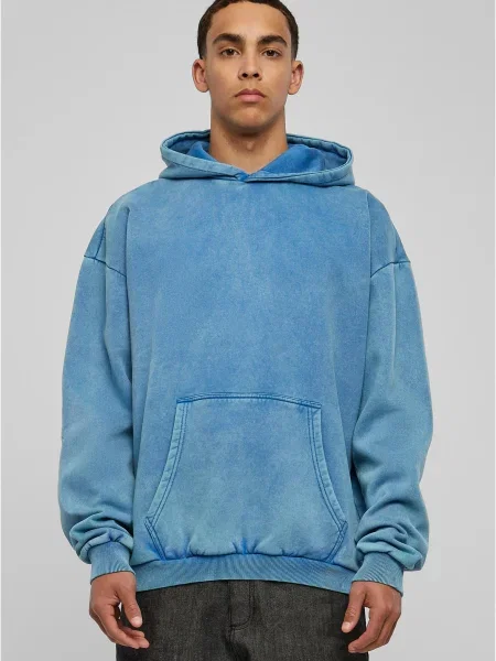 Суичър с качулка Urban Classics синьо