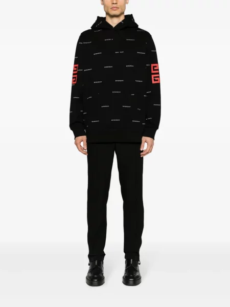 Hanorac cu glugă Givenchy cu imagine negru