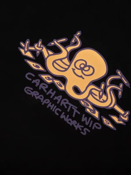 Μπλούζα Carhartt Wip με σχέδιο μαύρο