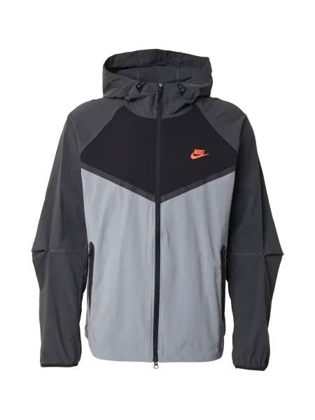 Nike Sportswear Přechodná bunda antracitová / světle / tmavě / oranžová šedá