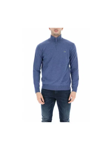 Dzianinowy golf golf Lacoste niebieski