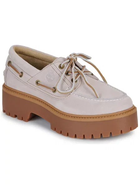 Mokasíny Timberland v městském stylu s kamínky růžové