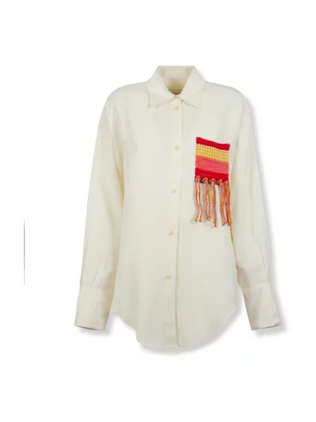 Lniana koszula z lnu Laneus biała