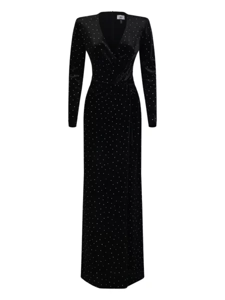 Maksi sukienka maxi Nissa garniturowa czarna